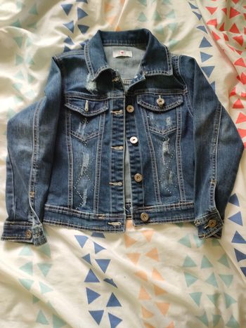 Veste jean fille 4 ans