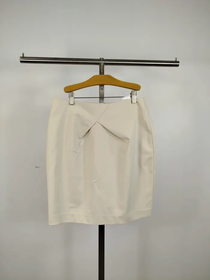 Jupe crème - H&M - blanc cassé, mini-jupe élégant habillé - taille 40 taille A611