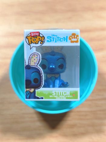 RARE : Bitty Pop! Disney Stitch - CHASE MÉTALLISÉ (Bunny)