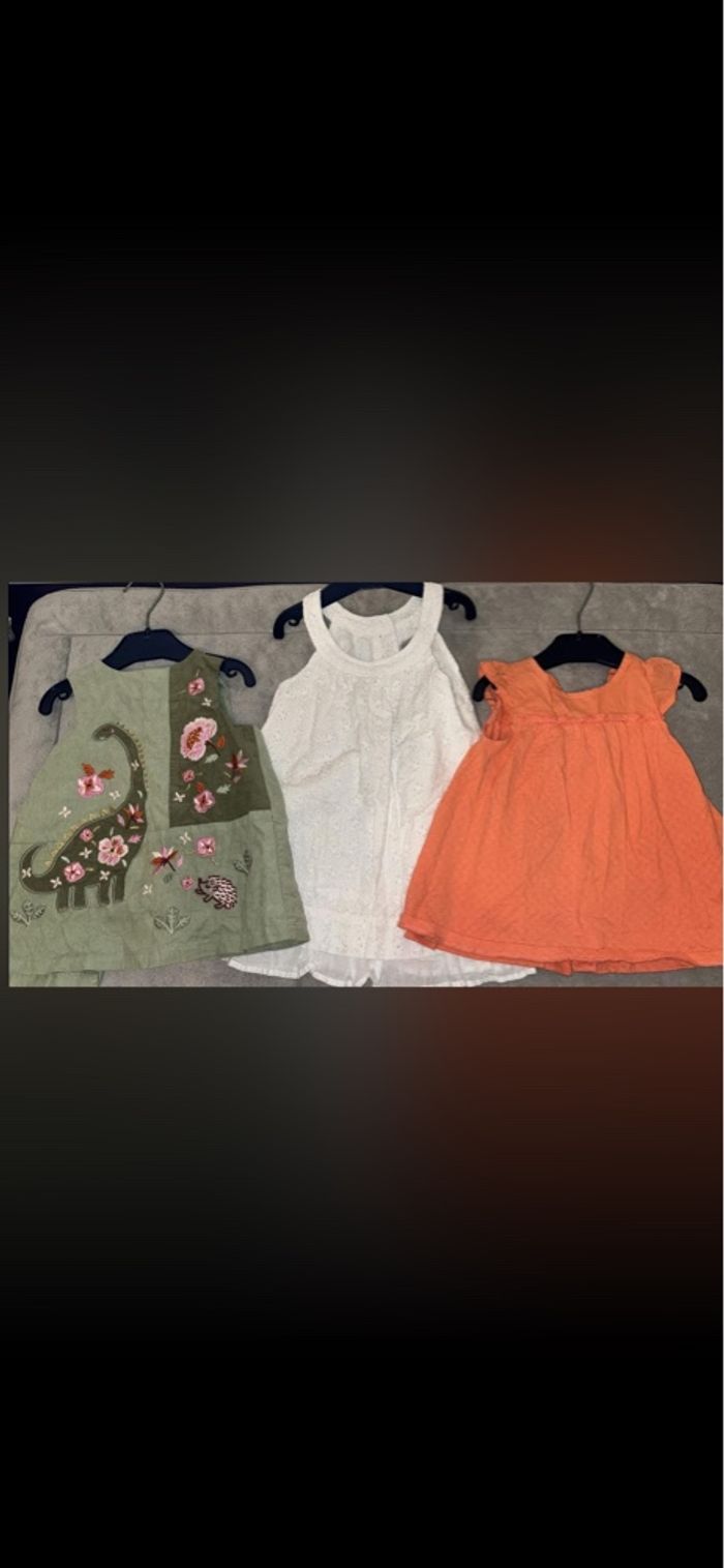 LOT 24 PIÈCES DE VÊTEMENTS FILLE 12 MOIS - photo numéro 5