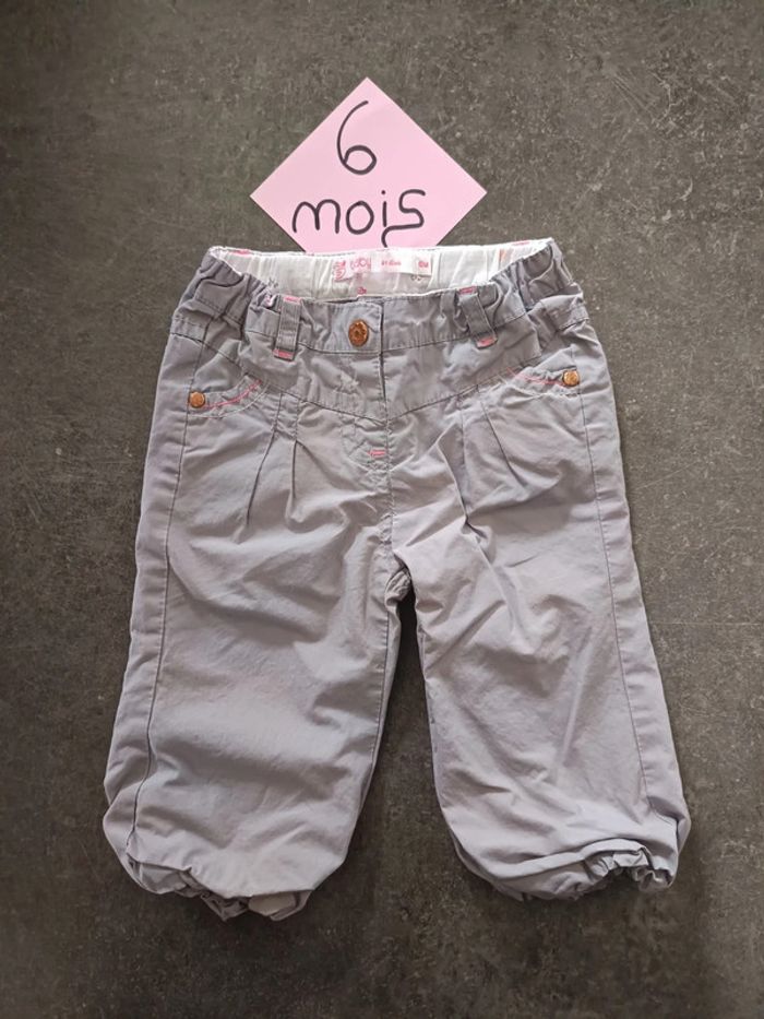 Pantalon gris Gémo 6 mois