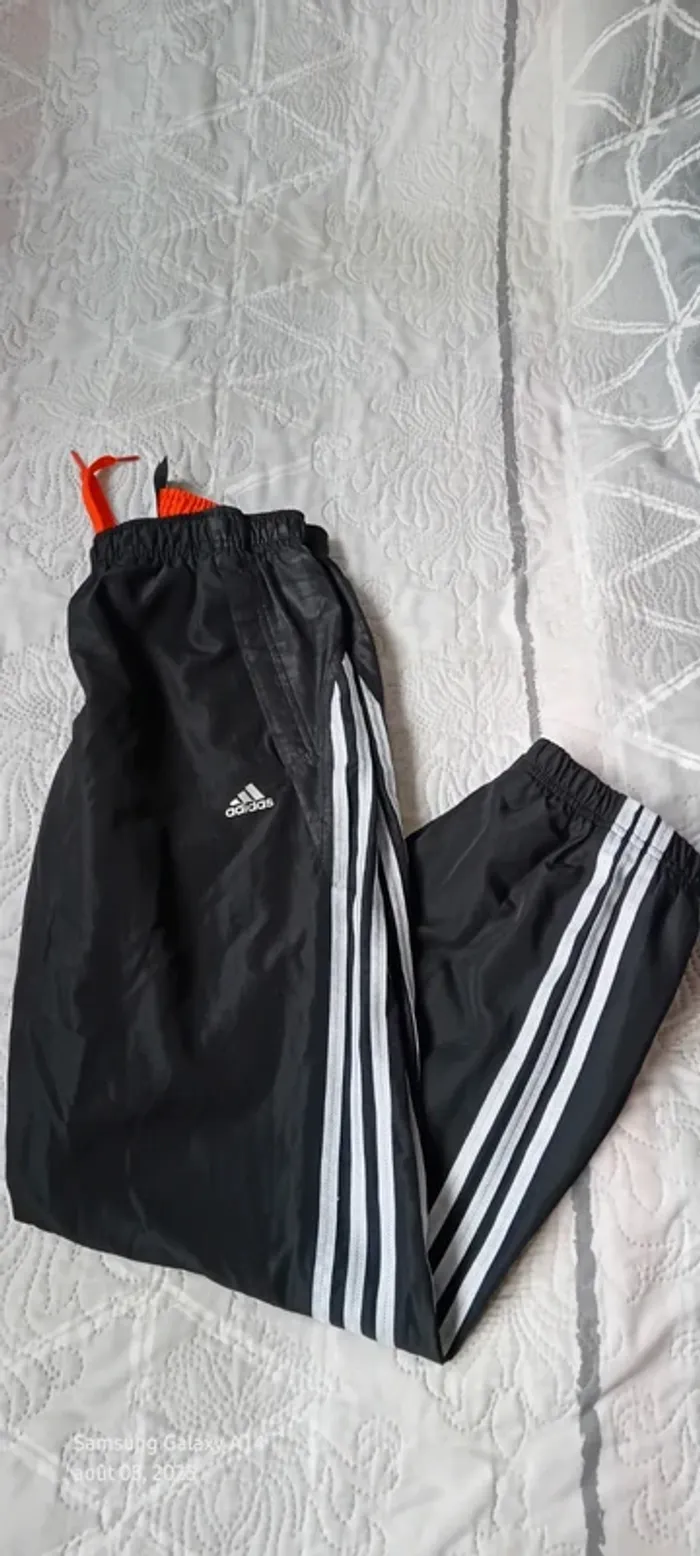 Pantalon de sport doublé Messi adidas noir coupe large garçon 13/14 ans adidas - photo numéro 3
