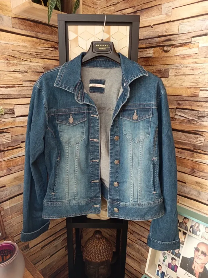 Veste en jean camaïeu t42 - photo numéro 2