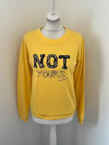 Sweat fin jaune Jacqueline de yong S