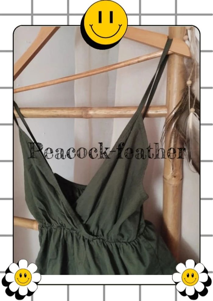 Robe kaki TU bretelles - photo numéro 3