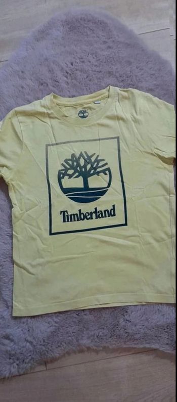 T-shirt Timberland  12  ans jaune  Xs