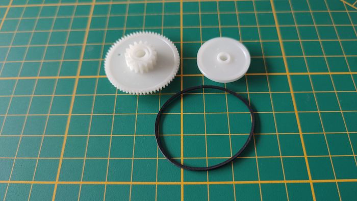 Kit engrenage pièce détachée console de jeux Sony Playstation 2 Ps2 SCPH-50004 silver #D51 - photo numéro 2