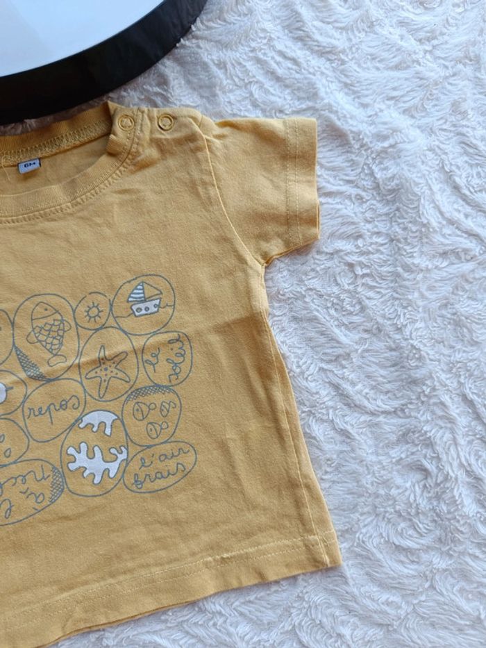 Ensemble (tee shirt manches courtes+jogging) Garçon 6 mois poissons - photo numéro 5