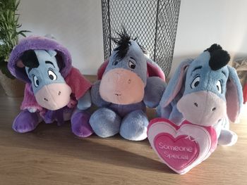 3 peluches Disney Bourriquet