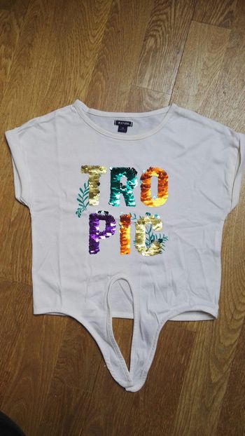 Haut à sequins «TROPIC»