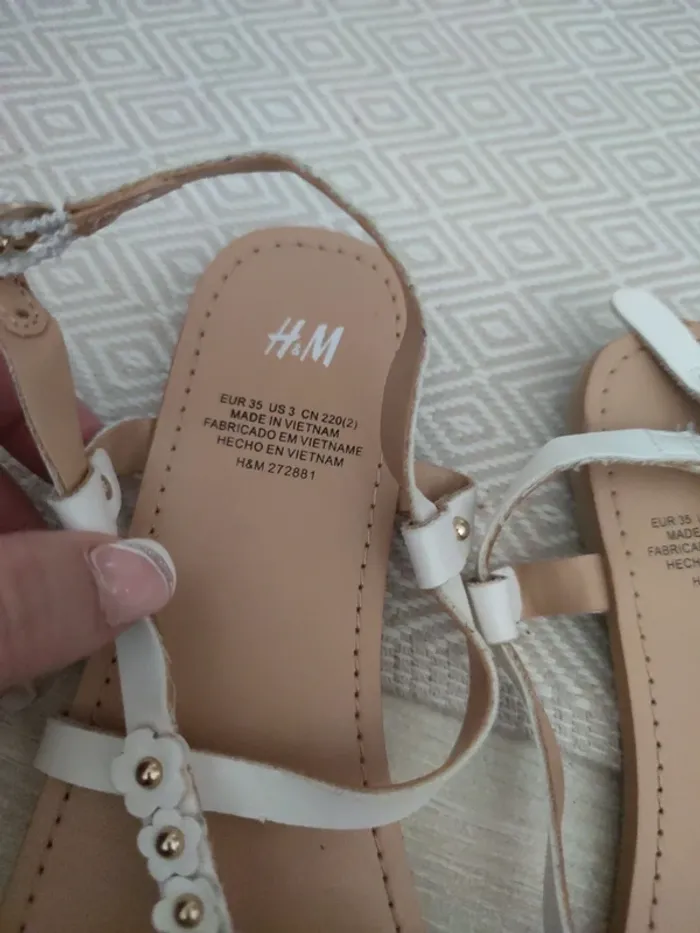 Sandales ouverte fleur 35 h&M - photo numéro 3