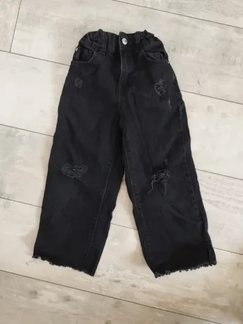 Pantalon large noir