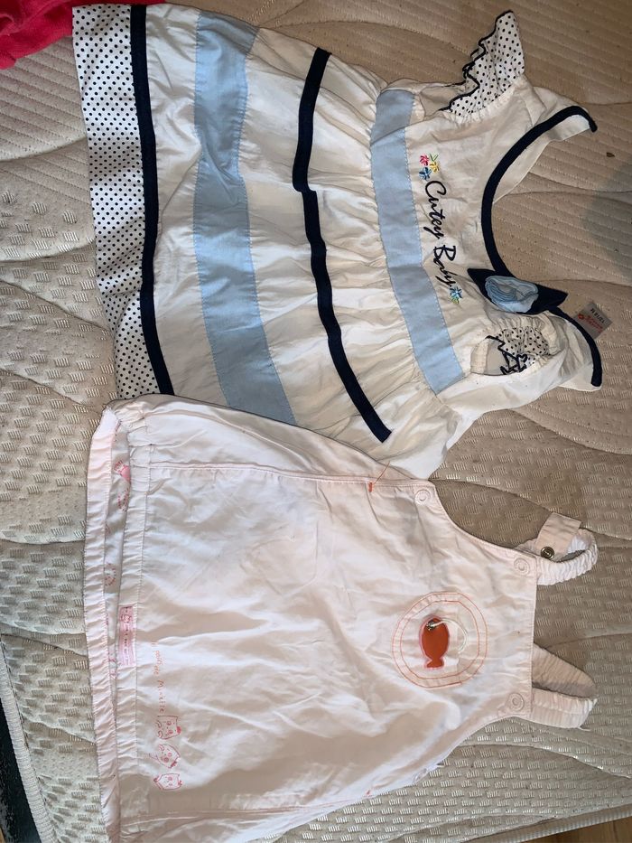 Lot 13 vêtements bébé fille 6 mois - photo numéro 4