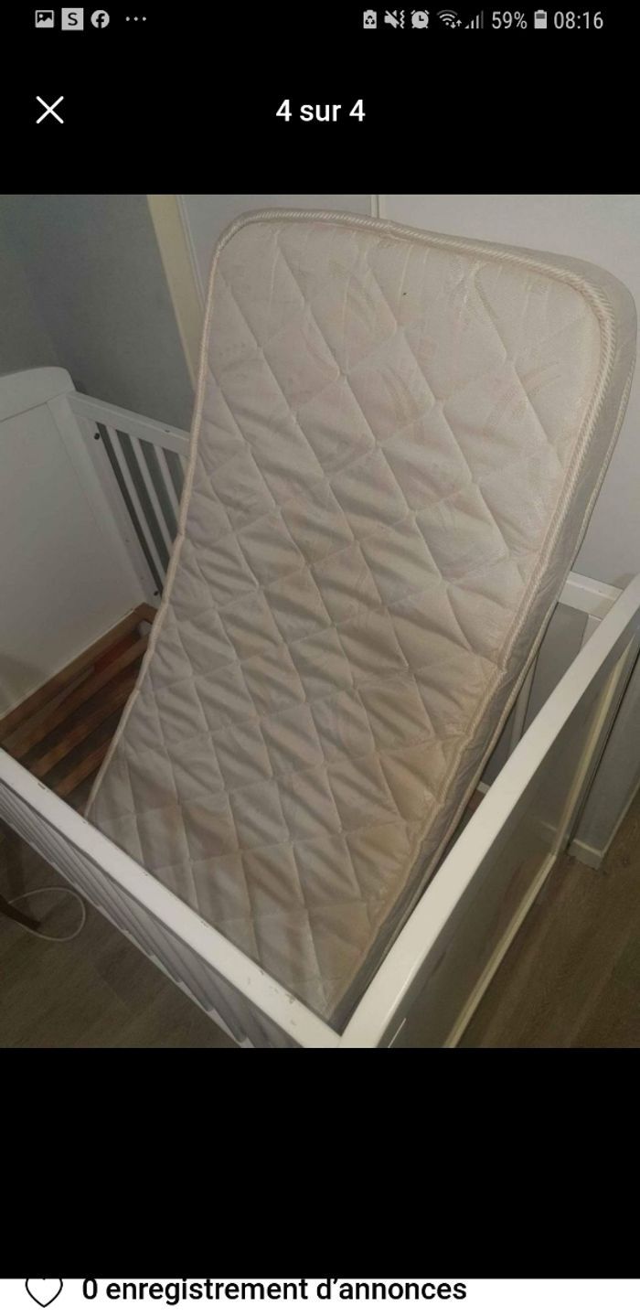 Lit  bebe matelas offert - photo numéro 2