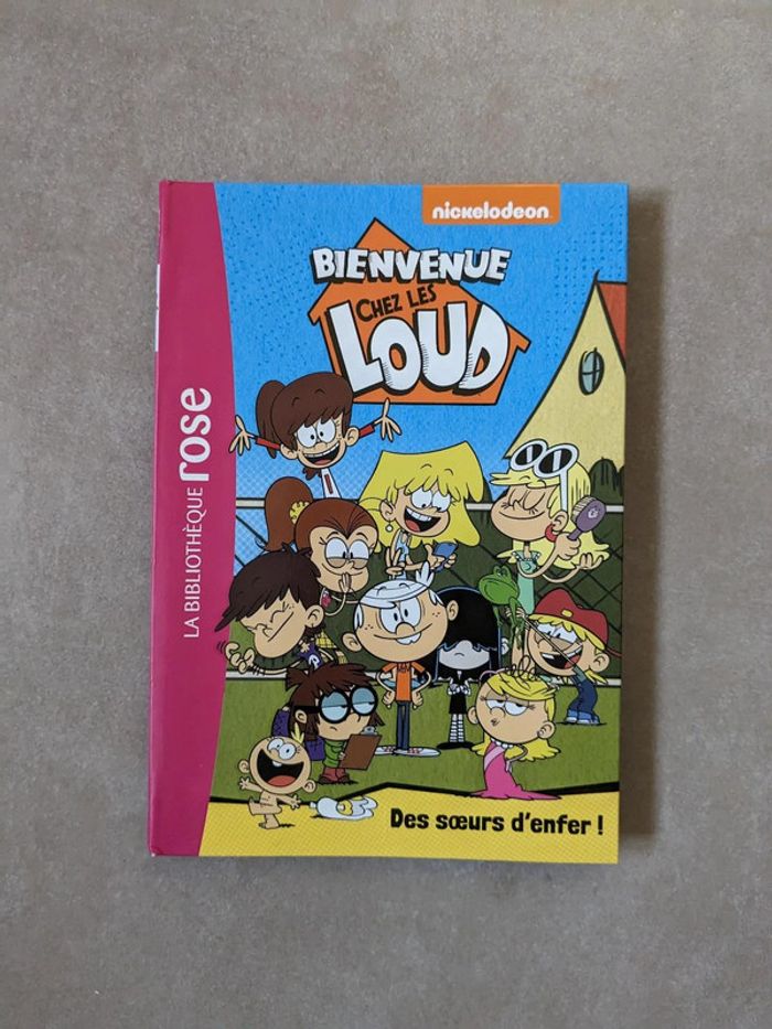 Livre Bibliothèque rose Bienvenue chez les loud Des soeurs d'enfer ! Tome 1