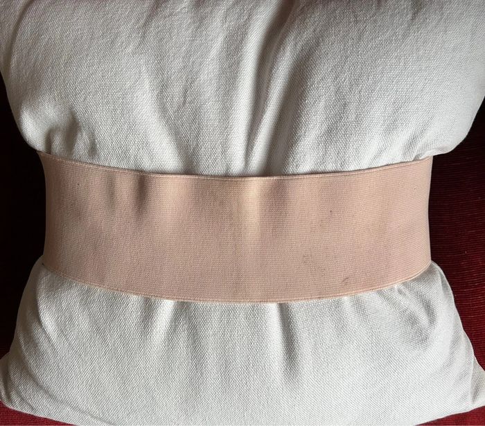 Ceinture élastique rose pâle - photo numéro 4