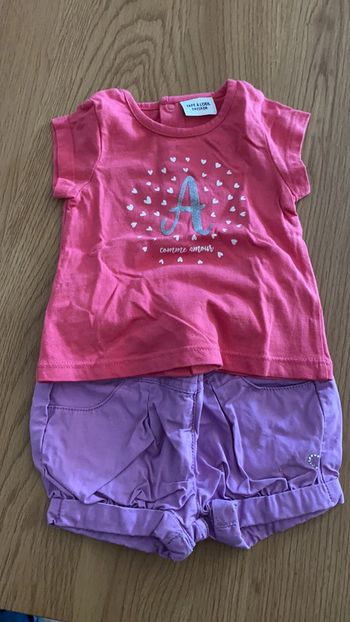 Ensemble tee-shirts short