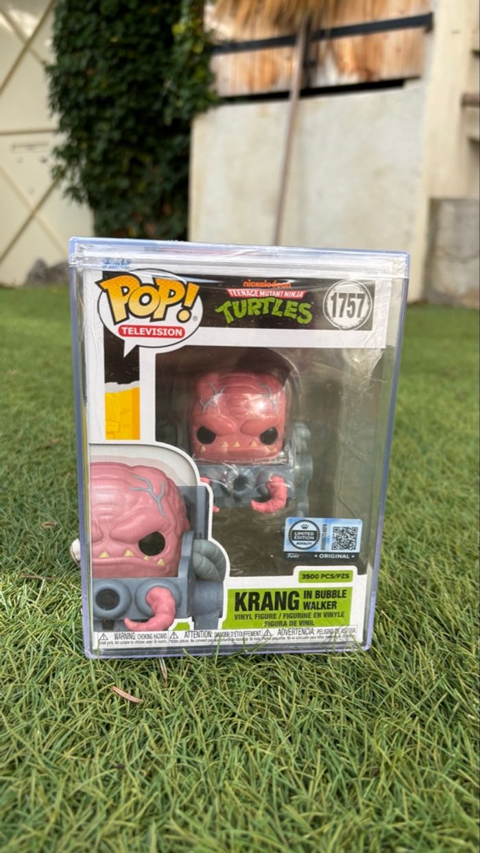 Funko Pop! Tortues ninja Television Krang in Bubble Walker #1757 TMNT 3.500 pièces avec protection