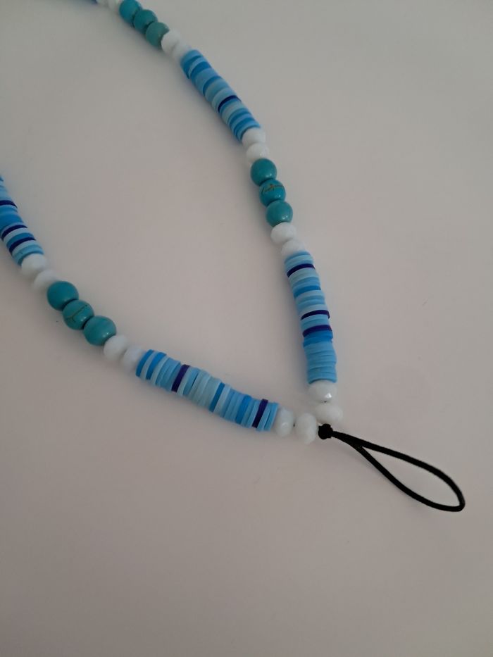 Bijou de téléphone bleu - photo numéro 4