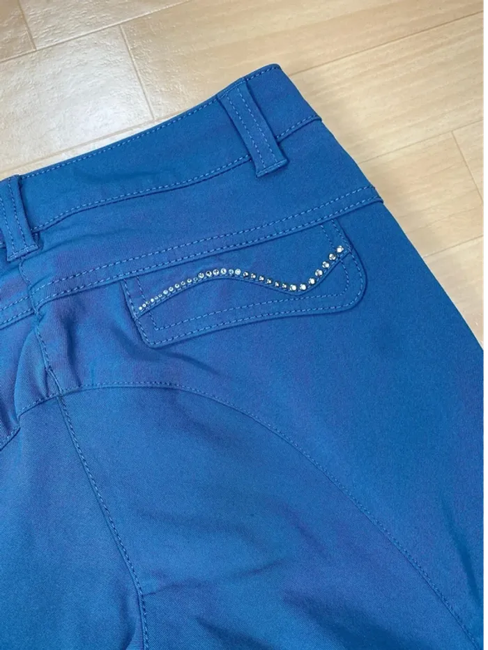 Pantalon d’équitation Animo gris-bleu – Taille 34 – Très bon état - photo numéro 12