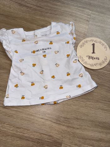 T-shirt bébé coton