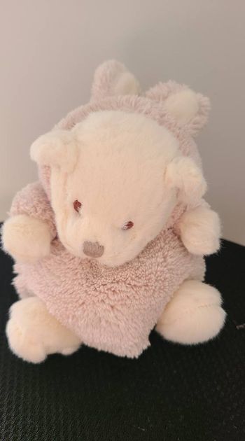 Peluche ours déguisé en lapin taupe Bukowski