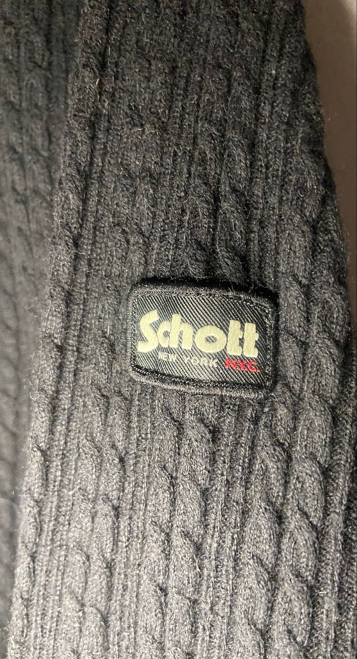 Pull »Schott »noir - photo numéro 3