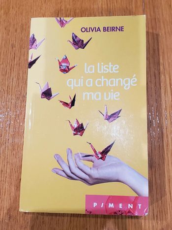 Livre La liste qui a changé ma vie de Olivia Beirne