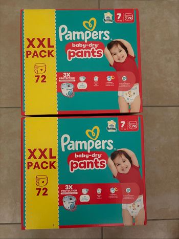 Couches Pampers Taille 7 Neuf