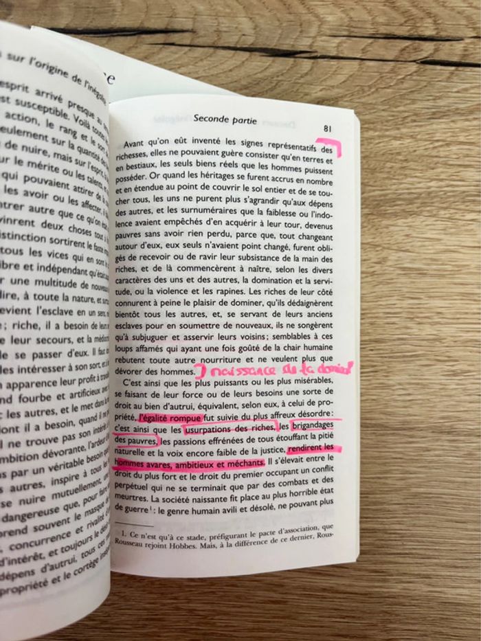 Lot de Livres Discours sur l’origine et les fondements de l’inégalité parmi les hommes - photo numéro 5