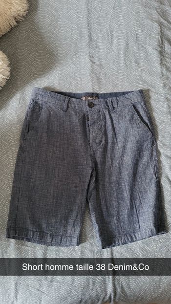 Short Homme denim&co taille 38