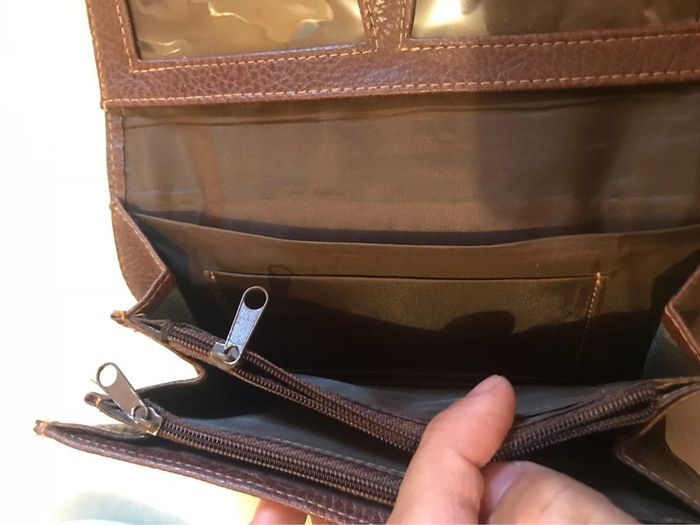 Porte monnaie femmes marron très très bon état. - photo numéro 6