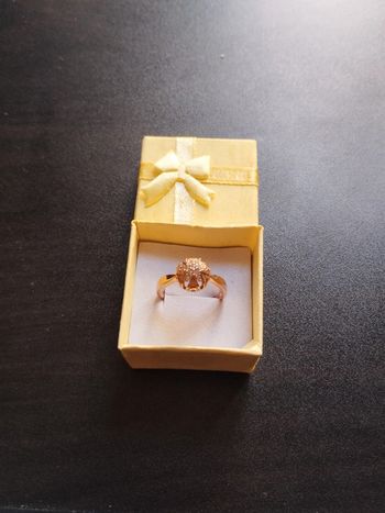 Bague vintage femme avec coffret cadeau