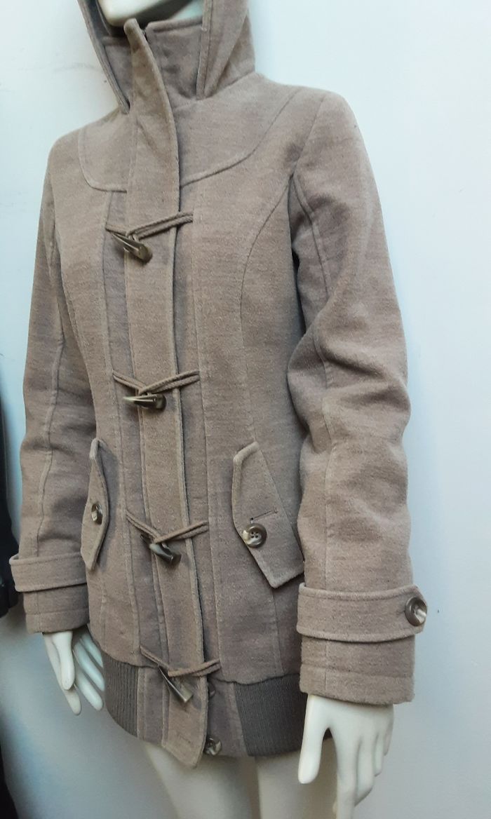 Manteau duffle-coats avec capuche tout doux pour femme Taille M ou 38 C&A - photo numéro 2