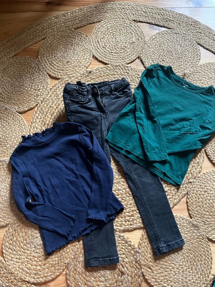 Ensemble jean tee shirt ML 4 ans