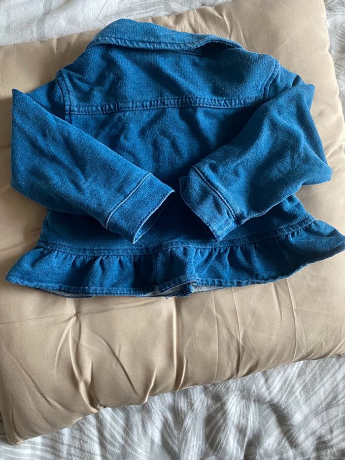Veste effet jean bébé 6 mois - photo numéro 2