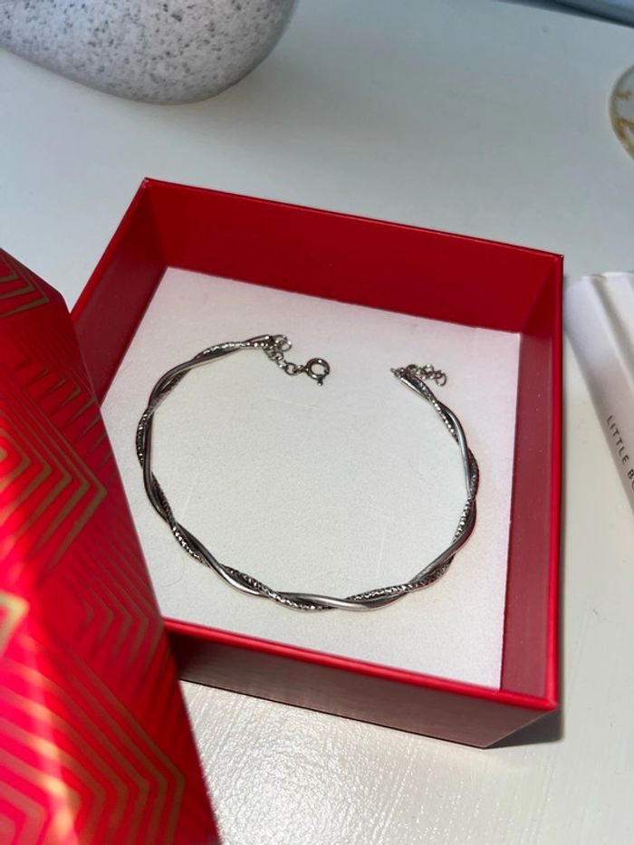 Bracelet argent torsadée - photo numéro 3