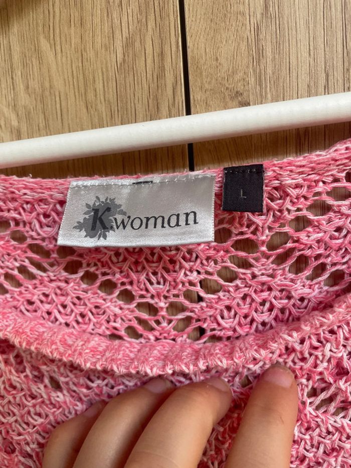 Pull rose femme taille M - photo numéro 3