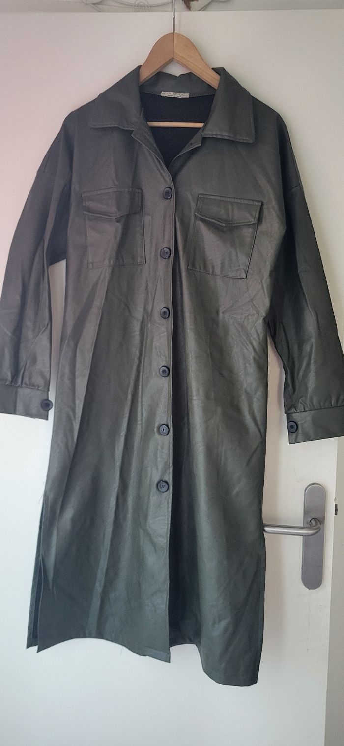 Belle veste en simili cuir - photo numéro 7