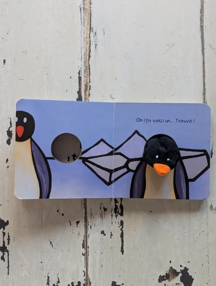 Lot 2 livres marionnettes – Léon le cochon & Marin le pingouin - photo numéro 8