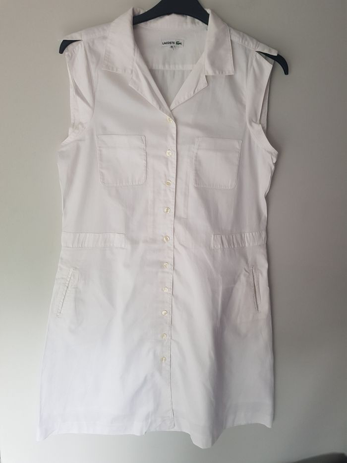 Magnifique robe blanche taille 40 Lacoste - photo numéro 9