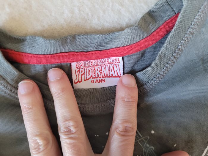 T-shirt ML spiderman 4 ans - photo numéro 6