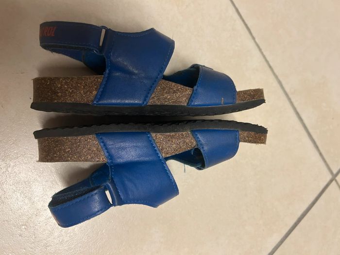sandales garçon Pat Patrouille bleues à boucle et scratch taille 28 - photo numéro 4