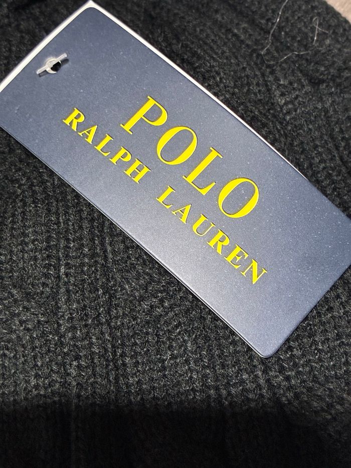 Bonnet Ralph Lauren , taille unique, coloris noir. - photo numéro 3