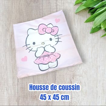 Housse de coussin hello Kitty