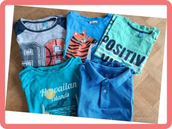 Lot de t-shirts 10 ans différentes marques