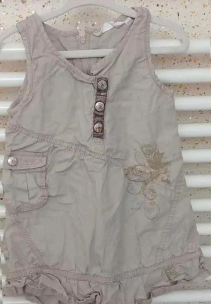 Robe grise / beige Kid Kanaï Taille 18 mois - photo numéro 2