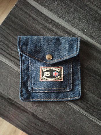 Pochette à ceinture vintage jean