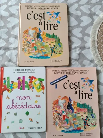 Lot de livres apprentissage lecture cp CE1