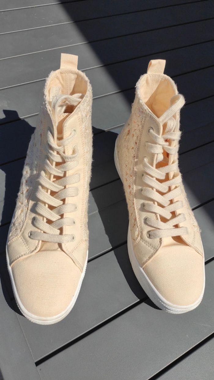 Baskets montantes macramé pointure 41 - photo numéro 4